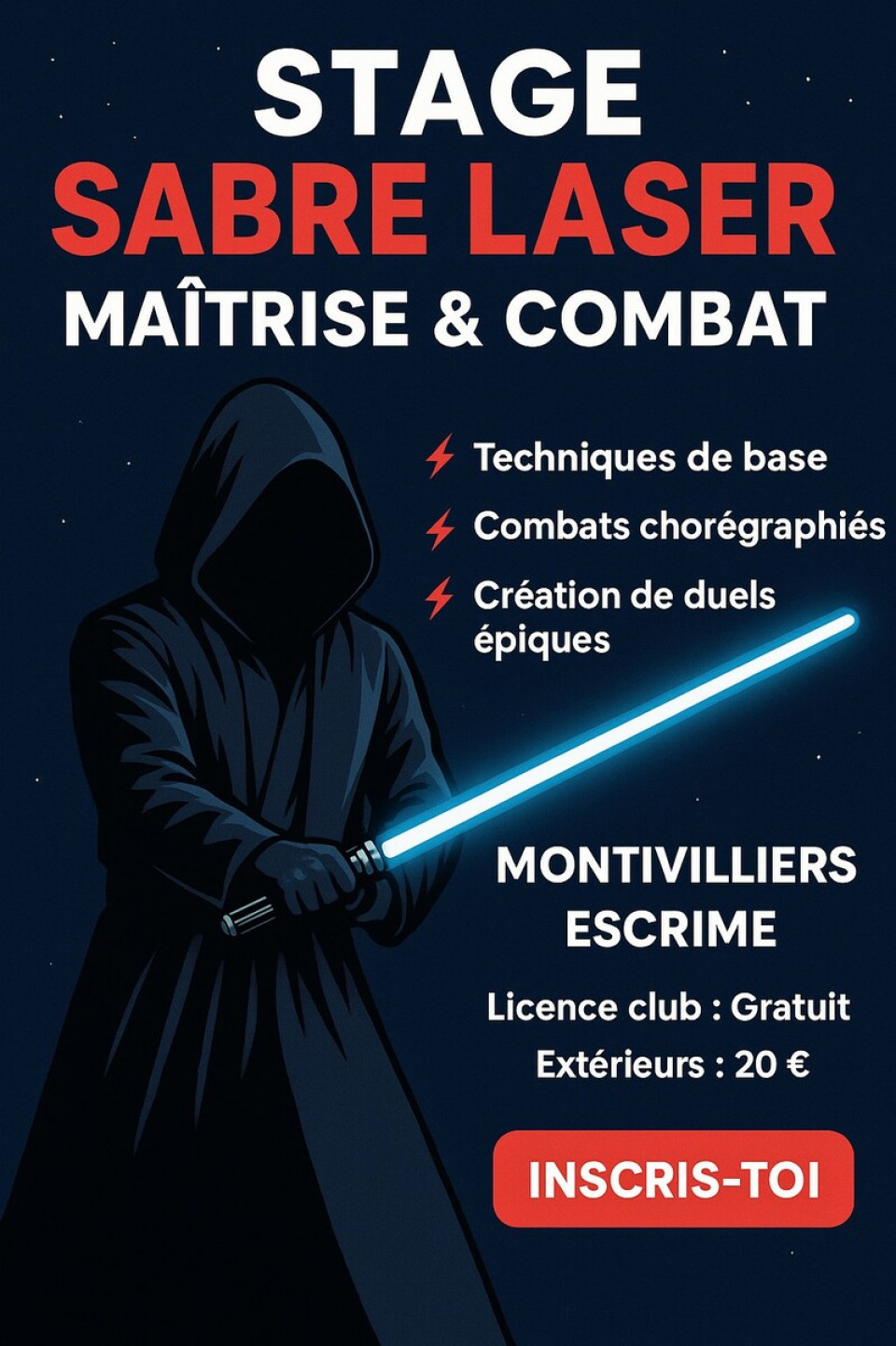 STAGE DE SABRE LASER 