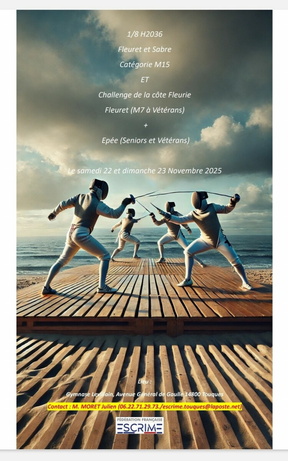 🗡️ Compétition à venir : Challenge de la Côte Fleurie à Touques 🏖️